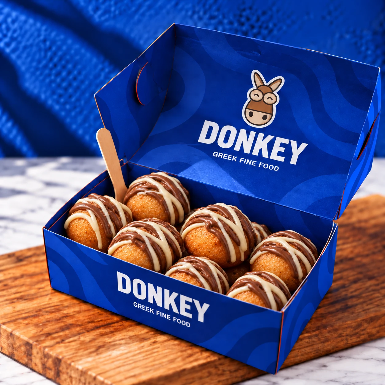 Loukoumades Kinder chez Donkey