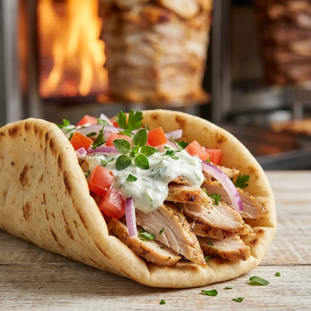 Pita grecque à la broche Donkey